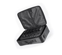 Borsa da barbiere di grande capacità per il trasporto di barbieri, custodia da viaggio organizer può contenere vari strumenti per tagliare i capelli, strumenti da parrucchiere, da viaggio, con cinghia