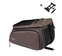 Borsa da bici compatibile con portapacchi MIK - Basil Move Trunkbag 10-26L ( Marrone / 26 L | MIK )