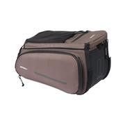 Borsa da bici compatibile con portapacchi MIK - Basil Move Trunkbag 10-26L ( Marrone / 26 L | velcro )