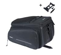 Borsa da bici compatibile con portapacchi MIK - Basil Move Trunkbag 10-26L ( Nero / 26 L | MIK )