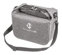Borsa da bici per manubrio M Wave Suburban impermeabile grigia, volume 7 litri c