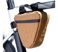 Borsa da bicicletta | Borsa impermeabile per telaio bicicletta sport, borsa da 0,9 litri con cerniera laterale, portabici da ciclismo, montaggio frontale per città, turismo e montagna