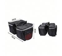 Borsa da bicicletta con grande capacità, zaino da bici montato sul portapacchi, borsa da bici da montagna impermeabile per portapacchi posteriore, bagaglio da ciclismo, nuova borsa da sella per bici m