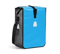 Borsa da bicicletta espandibile da 15 litri con bordo in PE (blu)