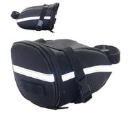 Borsa da bicicletta sotto il sedile, borsa impermeabile per sedile posteriore, borsa per telefono e accessori da ciclismo, per bici da strada, mountain bike, scooter, 9 x 10,5 x 15 cm