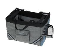 Borsa da Bicicletta Vacation, 38 x 29 x 25 cm, Grigio/Blu