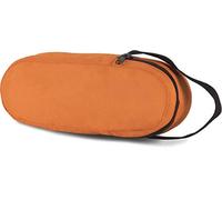 Kimood Borsa da bocce arancione per 3 palline, con chiusura lampo.