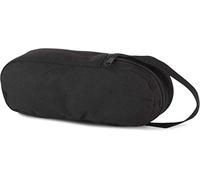 Kimood Borsa da bocce nera per 3 palline, con chiusura lampo.
