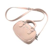 Borsa da bowling da donna Borsa a tracolla con fiocchi adorabili borsa a tracolla in pelle PU Piccola borsa a tracolla stile coreano messaggeri per tutti i giorni Fiocchi belli Crossbody per le donne