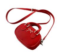 Borsa da bowling da donna Borsa a tracolla con fiocchi adorabili borsa a tracolla in pelle PU Piccola borsa a tracolla stile coreano messaggeri per tutti i giorni Fiocchi belli Crossbody per le donne