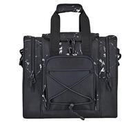 Borsa da bowling singola per palla, borsa singola, design della borsa, cintura regolabile, tasche multifunzionali per uomini e donne, scomparto per asciugamani e scarpe, Nero , Siehe Beschreibung