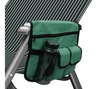 Borsa da bracciolo per sedia da spiaggia - sedia da campeggio borsa portaoggetti bracciolo con tasca tasca tascabile da spiaggia organizzatore di immagazzinaggio all'aperto per sedia da trekking