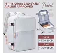Borsa da cabina Likros Ryanair 40x20x25 Easyjet 45x36x20 Zaino da donna, Zaini da viaggio per laptop Borsa per bagagli a mano approvata dalla compagnia aerea