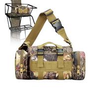 Borsa da caccia per alberi, borsa da caccia con grande capacità, mimetica Treestand, impermeabile, più tasche, da caccia con cinghia, da uomo, Foglie morte, vedi descrizione, Vedi