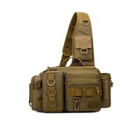 Borsa da campeggio di grande capacità impermeabile multifunzionale esche marsupio borsa a tracolla all'aperto borsa da pesca borsa esche borsa