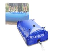 Borsa da campeggio resistente per stoccaggio dell'acqua, grande capacità di 400 l, resistente alla pressione, ideale per agricoltura, edilizia, trasporto con rubinetto (300 litri)