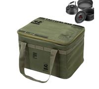 Borsa Da Campeggio,Scatola Cucina Da Campo 42L | Contenitore Pieghevole Riutilizzabile Robusto con Maniglie Impermeabile per Traslochi Spesa Lavanderia Viaggi Palestra Cucina Famiglia