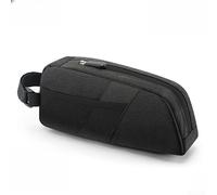 Borsa da ciclismo per bici da strada con tasche laterali in rete leggere e attacco sicuro per prestazioni costanti sulla bici (nero)