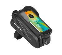 Borsa Da Ciclismo Per Esterni - Trave Anteriore A Guscio Rigido, Touchscreen Per Mountain Bike, Custodia Impermeabile Sul Tubo Superiore, Supporto Per Cellulare, Attrezzatura Da Guida Per Bicicletta |