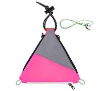 Borsa da ciclismo posteriore - comoda borsa portaoggetti triangolare, grande capacità, borsa riflettente impermeabile per la spesa, touring, ciclismo, triangolo