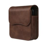 Borsa da Cintura Cellulare Pelle Uomo Compatibile con Samsung Galaxy Z Flip 6/5/4/3/Z Flip/Motorola RAZR 40 Sacchetto da Cintura Portafoglio con Portacarte Compatibile con Huawei P50 Pocket/Pocket S