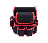 Borsa da cintura for attrezzi, Borsa for attrezzi professionale Borsa for attrezzi regolabile in tessuto Oxford Borsa for cintura multifunzionale for il trasporto (Colore : Rosso, Dimensioni : 1) (Co