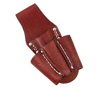Borsa da cintura per attrezzi in pelle resistente con 4 tasche, organizer per attrezzi da elettricista, tasca da lavoro per utensili manuali, cacciaviti, pinze, multiuso