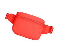Borsa da cintura regolabile multiuso versatile con tasche multiple per attività all'aperto e pendolari in famiglia sacchetti in vita, Rosso, Taglia unica