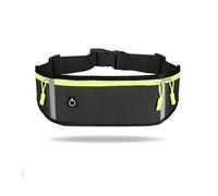 Borsa da corsa Marsupio Borsa sportiva per telefono da uomo donna borsa da palestra impermeabile Tenere acqua Ciclismo Cassa del telefono Cintura da corsa Portatile, Acqua di tenuta nera, 1 pezzo