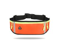 Borsa da corsa Marsupio Borsa sportiva per telefono da uomo donna borsa da palestra impermeabile Tenere acqua Ciclismo Cassa del telefono Cintura da corsa Portatile, Orange Hold Water, 1 pezzo