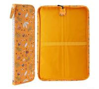 Borsa da cucito compatta e comoda, organizza gli aghi senza sforzo, durevole e protettiva, design adatto ai viaggi (rosso)