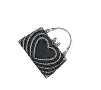 Borsa da da donna Borsa da con a tracolla scintillante con catena rimovibile per borsa da da donna per cocktail party