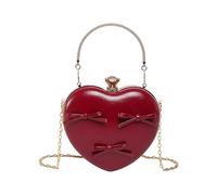Borsa Da Dal Design Unico A Cuore Per Le Donne Alla Borsa A Tracolla Abbastanza Spaziosa Con Per Telefoni E Cosmetici Design Elegante A Cuore