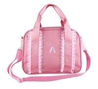 Borsa da danza classica per ragazze - Borsa a tracolla per bambini per la danza, lo sport e l'uso quotidiano (Rosa)