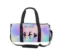 Borsa da danza personalizzata per ragazza, borsa da sport multicolore luminosa astratta, borsa da sport, borsa da w nd, borsa da viaggio, borsa da ginnastica, Colore 2