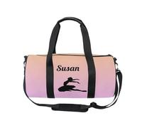 Borsa da danza personalizzata per ragazza, borsa da sport multicolore luminosa astratta, borsa da sport, borsa da w nd, borsa da viaggio, borsa da ginnastica