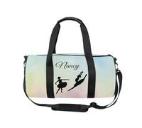 Borsa da danza personalizzata per ragazza, borsa sportiva multicolore luminosa astratta, borsa da sport, borsa da w nd, borsa da viaggio, borsa da ginnastica