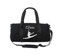 Borsa da danza personalizzata per ragazza, borsa sportiva multicolore luminosa astratta, borsa da sport, borsa da w nd, borsa da viaggio, borsa da ginnastica