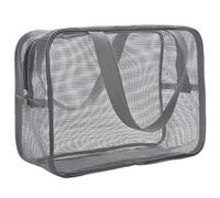 Borsa da doccia a rete per donne e uomini, per dormitorio universitario, essenziale e nuoto, campeggio, bagno, organizer da appendere per il bagno, C, One Size