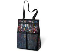 Borsa da doccia colorata per fisica, portatile, da appendere, per viaggi, palestra, campeggio, spiaggia, bagno, dormitorio