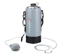 Borsa da doccia per esterni - Borsa da acqua | Borse da doccia | Borsa da doccia pieghevole da 12 litri con pompe, doccia da campeggio solare con tracolla facile da appendere per viaggi all'aperto