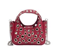 Borsa Da Donna A Tracolla Creativa Rivetti Cavi Spalla In Pelle PU A Catena A Per Tutti I Giorni Creativa Per Donna A Con Rivetti Vuoti A