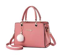 Borsa da donna alla moda borsa da donna borsa a tracolla borsa in pelle per borse da donna ciondoli per borse, rosa, Taglia unica