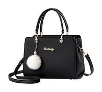 Borsa da donna alla moda borsa da donna borsa a tracolla borsa in pelle per borse da donna ciondoli per borse, Nero , Taglia unica