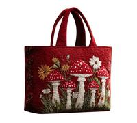 Borsa da donna alla moda con stampa, borsa a tracolla, Colore: rosso, B
