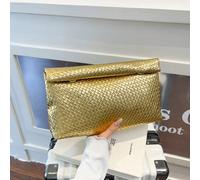 Borsa da donna alla moda di colore unito, con grande capacità, chiusura magnetica a ribalta, borsa quadrata piccola, motivo coccodrillo, borsa versatile per cene, viaggi e shopping Poliuretano