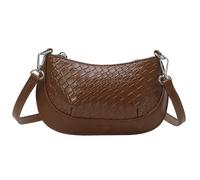 Borsa da donna Bella borsa a tracolla Semplice Daily Candy Color Crossbody in pelle PU Incontri Messaggeri alla moda Donna Crossbody Messenger in pelle PU Piccola spalla semplice, Marrone, One Size