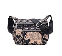 Borsa da donna Borsa a tracolla in nylon stampata a una spalla Borsa a tracolla Casual Borsa da madre Borsa a tracolla da donna di grande capacità Borsa a tracolla da donna Borsa a tracolla per, F