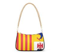 Borsa da donna con bandiera della Costa Azzurra della Provenza Alpi e Costa Azzurra Borsa da donna Borsa a tracolla colorata con cerniera