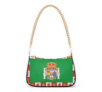 Borsa da donna con bandiera della provincia piccola borsa a tracolla classica floreale con chiusura a cerniera